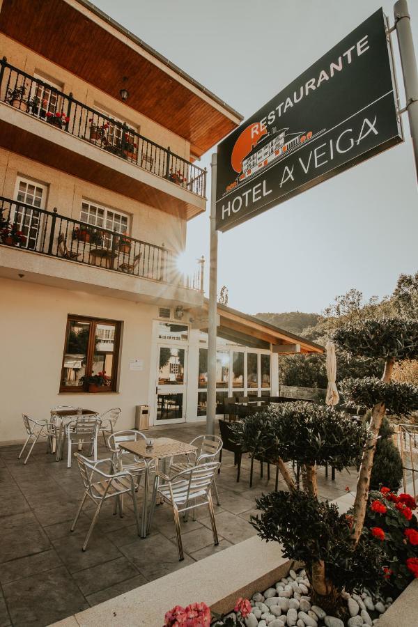 Hotel A Veiga Samos Exterior foto